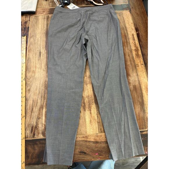 NWT Lafayette 148 New York Women's Graphite Waldorf Slim Pants Size 14 - Picture 3 of 7
